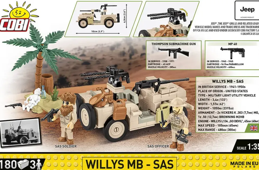 JEEP WILLYS MB SAS 1:35