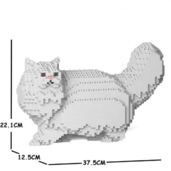 JEKCA BLOCS DE CONSTRUCTION -CHAT PERSAN BLANC