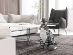 JEKCA BLOCS DE CONSTRUCTION -CHAT MAINE COON GRIS ASSIS