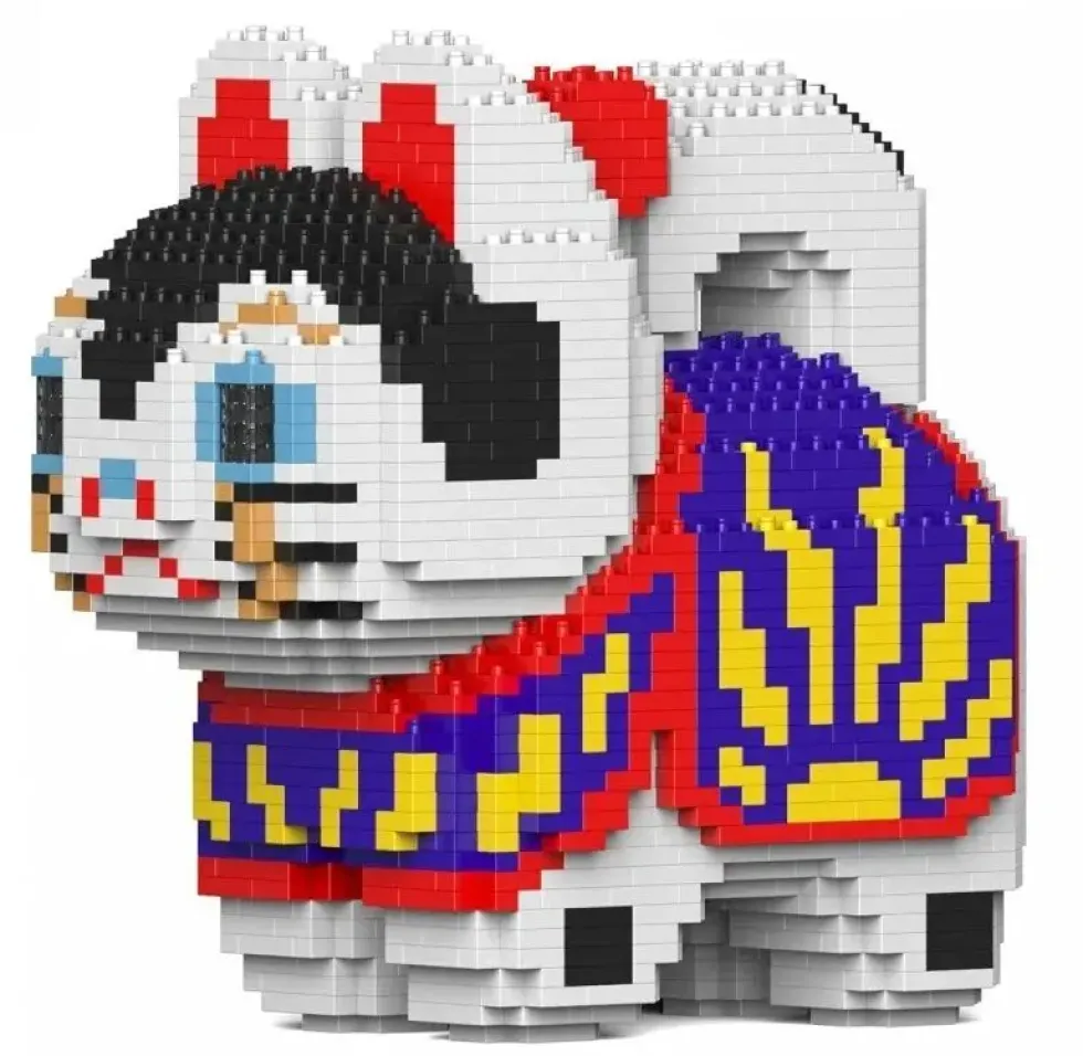 JEKCA BLOCS DE CONSTRUCTION - CHIEN PORTE-BONHEUR INU HARIKO STANDARD