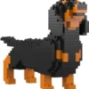 JEKCA BLOCS DE CONSTRUCTION - MINI TECKEL NOIR ET FEU