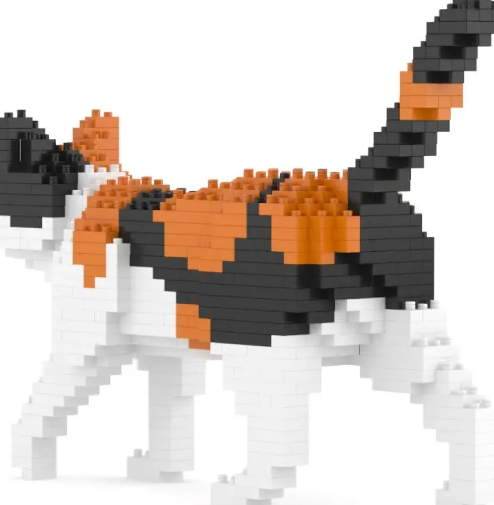 JEKCA BLOCS DE CONSTRUCTION-MINI CHAT CALICO