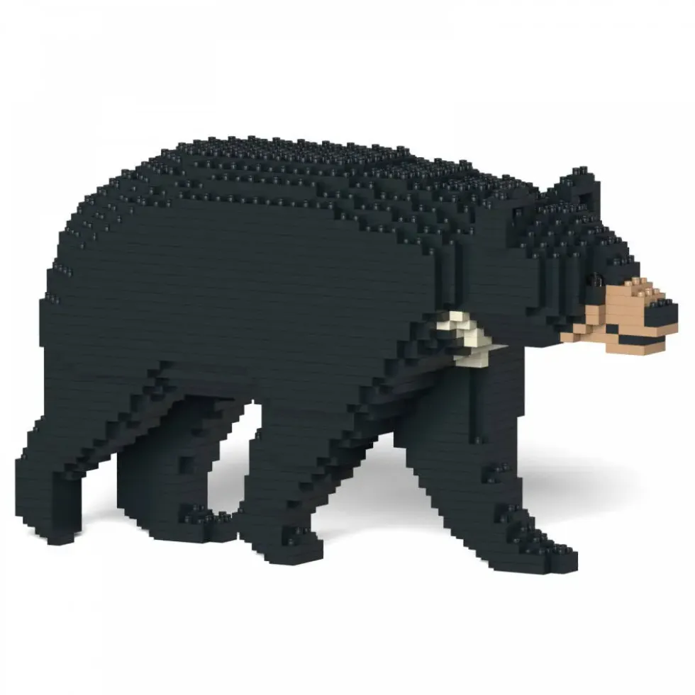 JEKCA BLOCS DE CONSTRUCTION -OURS NOIR COL BLANC