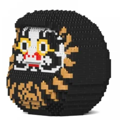 JEKCA BLOCS DE CONSTRUCTION -POUPEE DARUMA 1 NOIRE