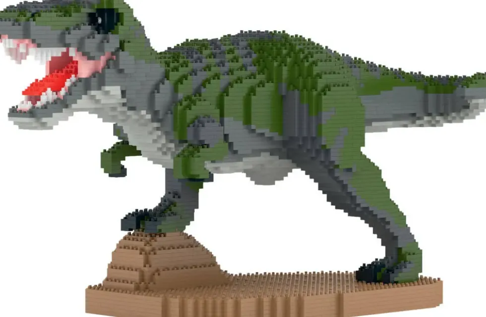 JEKCA BLOCS DE CONSTRUCTION -T-REX FURIEUX VERT
