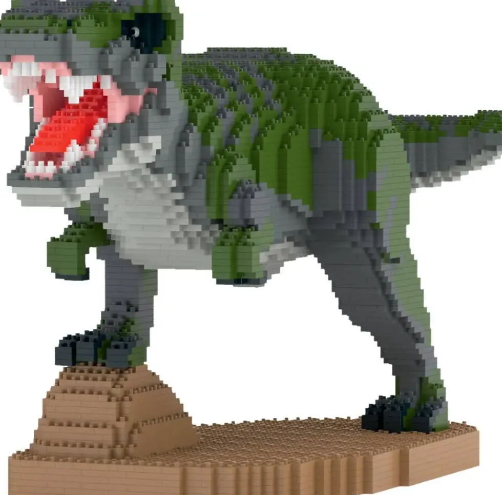 JEKCA BLOCS DE CONSTRUCTION -T-REX FURIEUX VERT