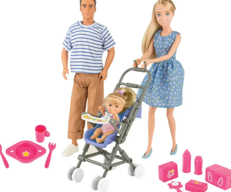 JENNY - POUPEE BALADE EN FAMILLE 29 CM