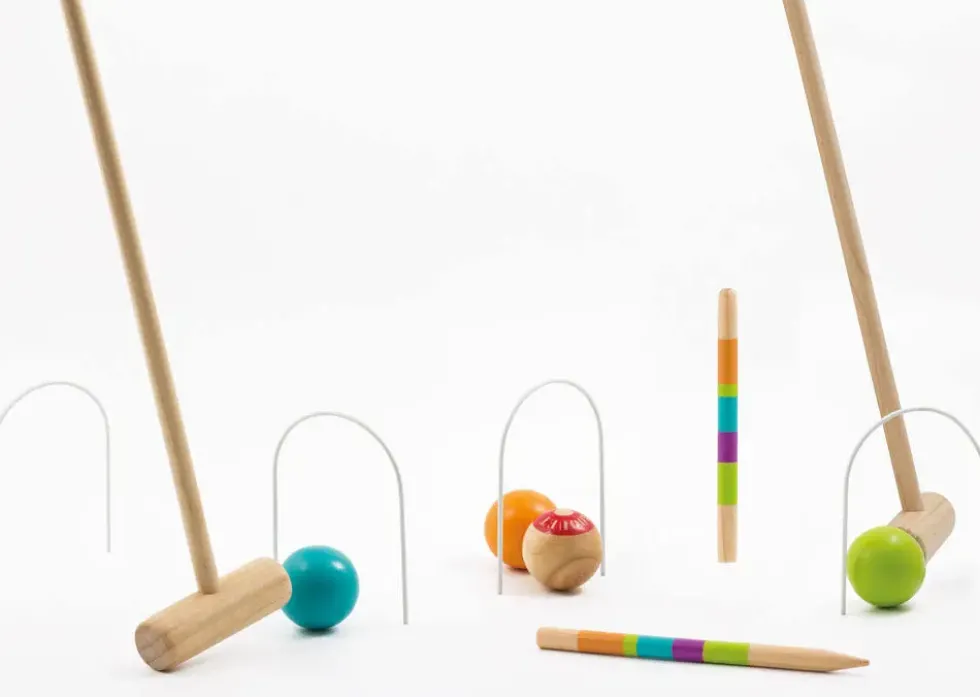 JEU DE CROQUET JUNIOR - 4 JOUEURS