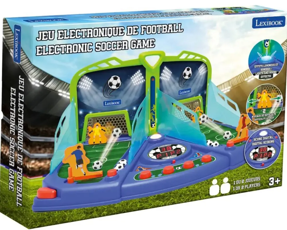 JEU DE FOOTBALL ELECTRONIQUE AVEC EFFETS SONORES
