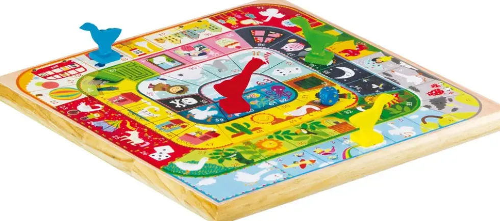 JEU DE L'OIE ET PETITS CHEVAUX