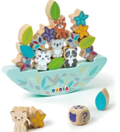 JEU D'EQUILIBRE EN BOIS 21 PIECES