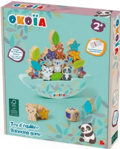 JEU D'EQUILIBRE EN BOIS 21 PIECES