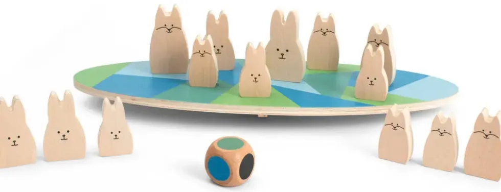 JEU D'EQUILIBRE LAPINS