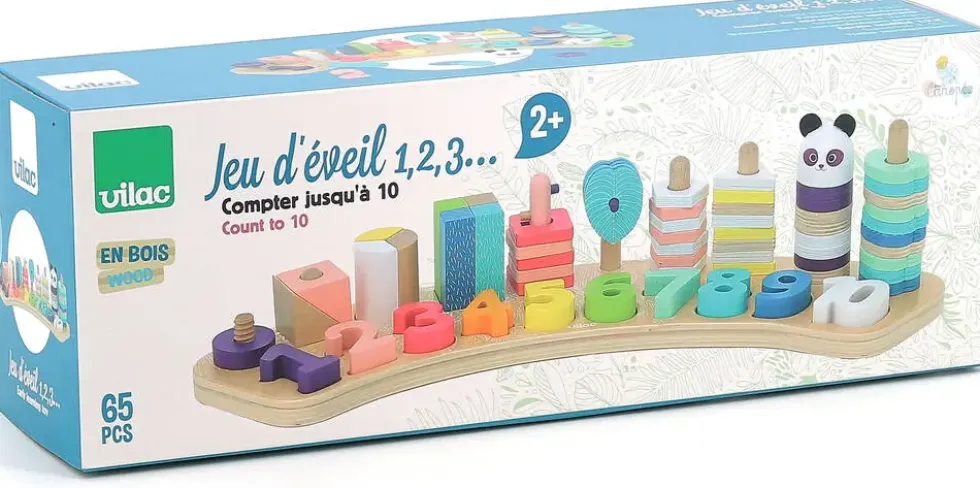 JEU D'EVEIL 1-2-3… EN BOIS