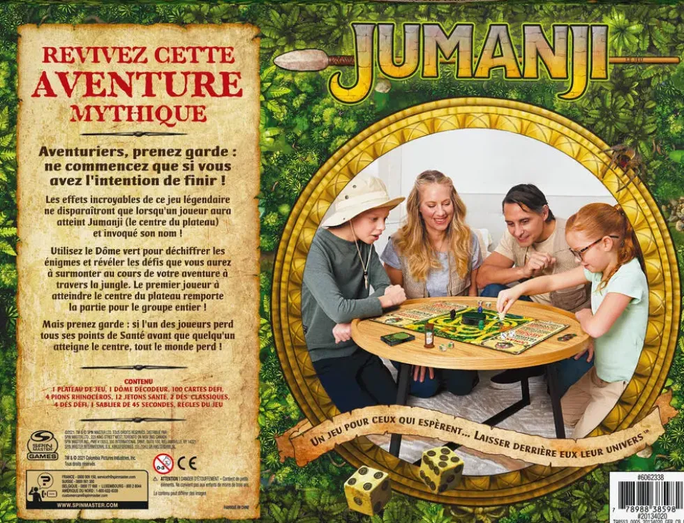 JEU JUMANJI RETRO