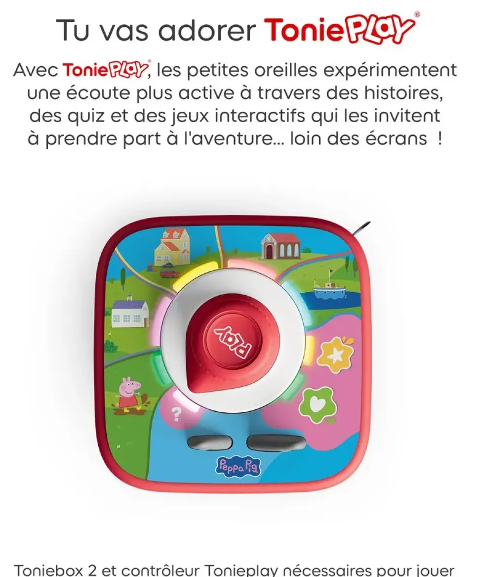 JEU TONIES PLAY - PEPPA PIG : JOUE AVEC PEPPA