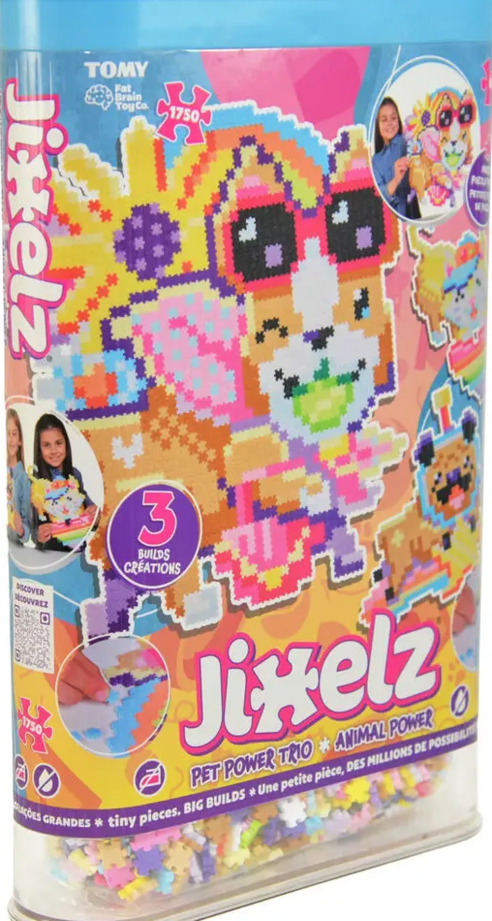 JIXELZ ANIMAL POWER 1750 PIECES