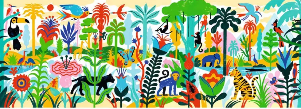JUNGLE - 100 PCS