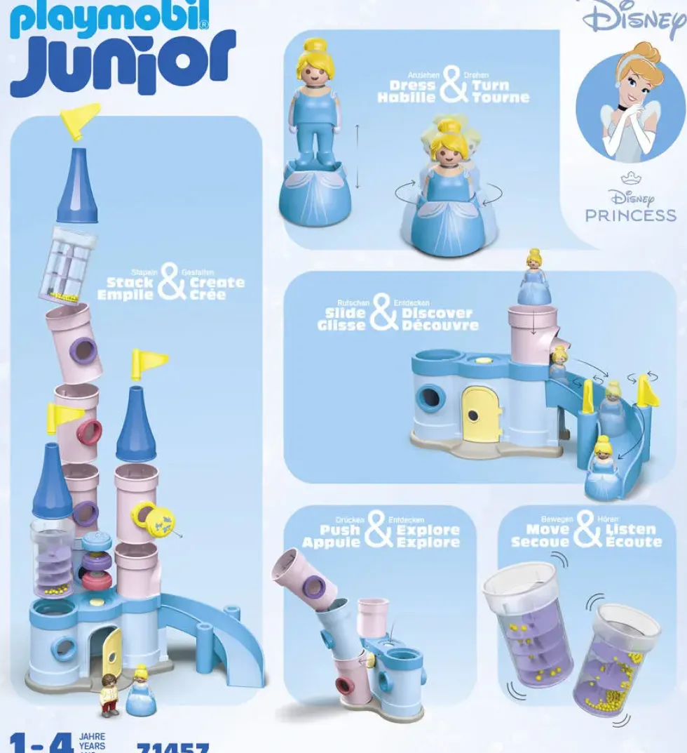 JUNIOR ET DISNEY: CHATEAU DE CENDRILLON - 71457