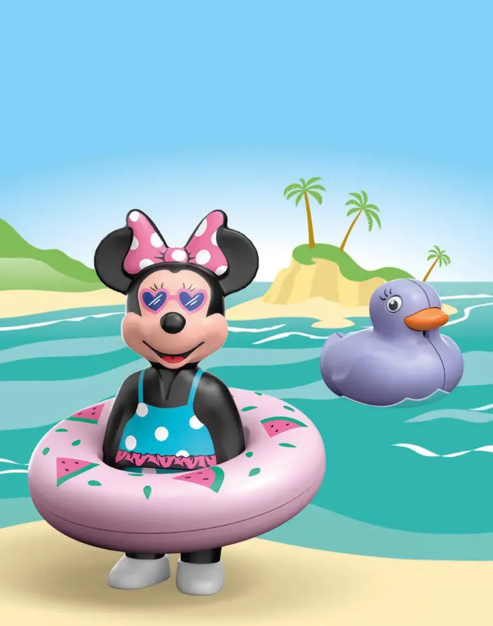 JUNIOR ET DISNEY : MINNIE AVEC BOUEE - 71706