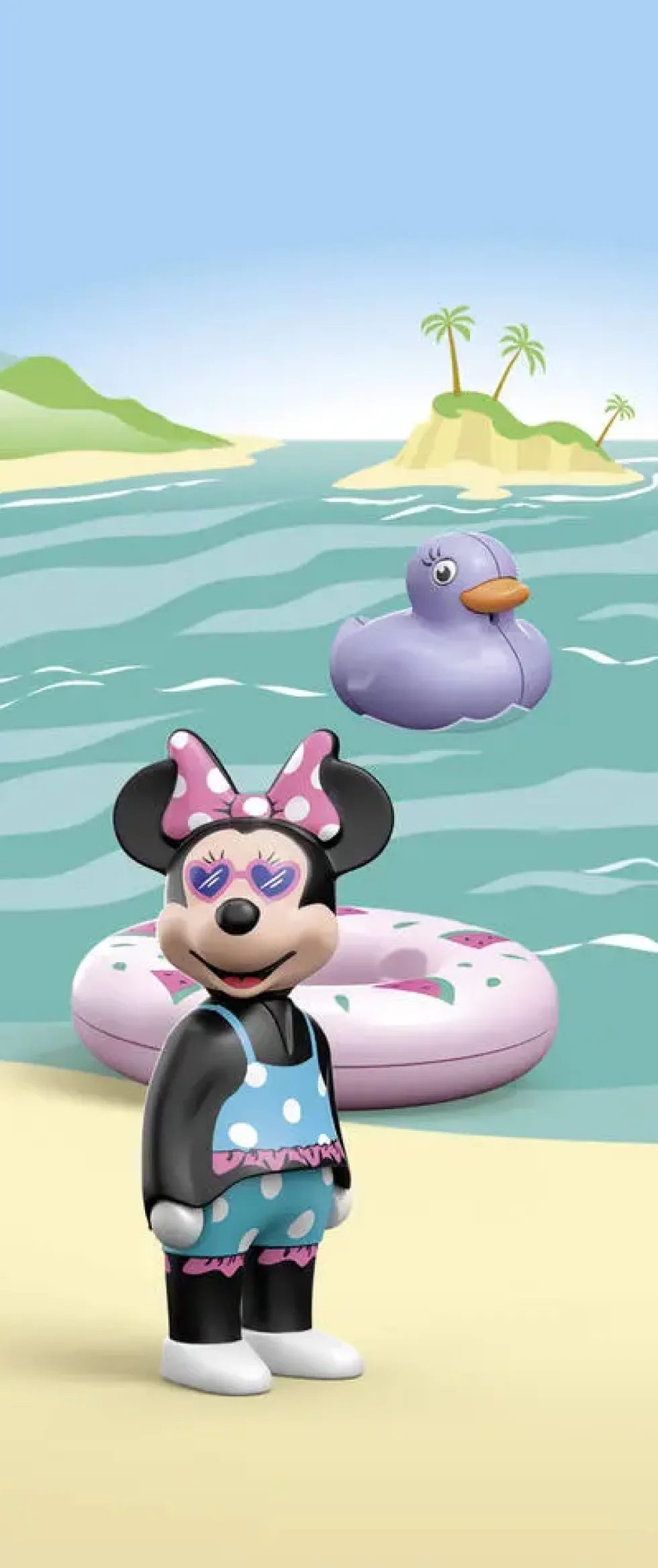 JUNIOR ET DISNEY : MINNIE AVEC BOUEE - 71706