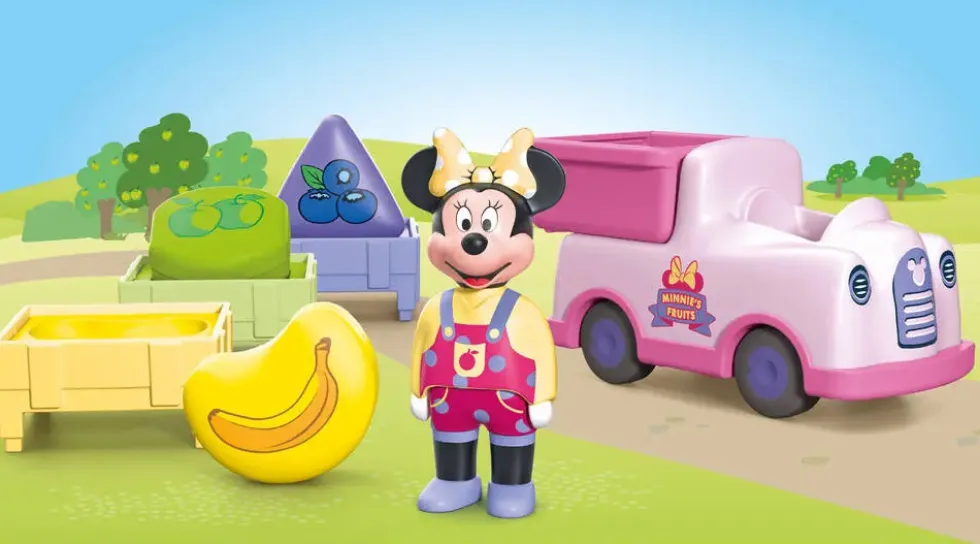 JUNIOR ET DISNEY : MINNIE AVEC VOITURETTE - 71770