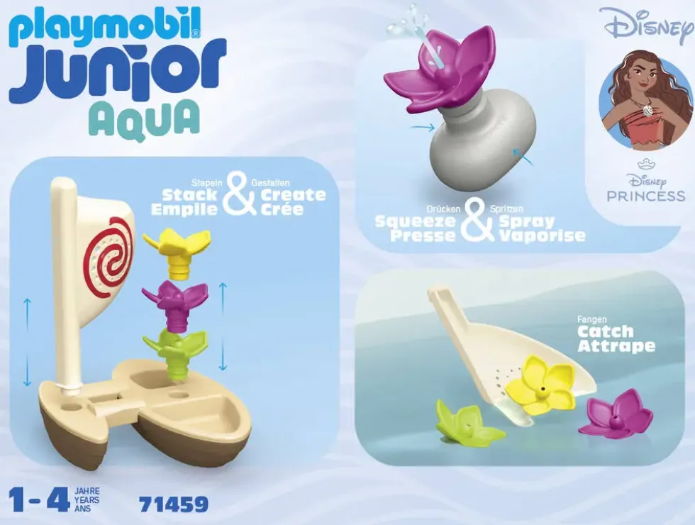 JUNIOR ET DISNEY : VAIANA ET BATEAU -71459