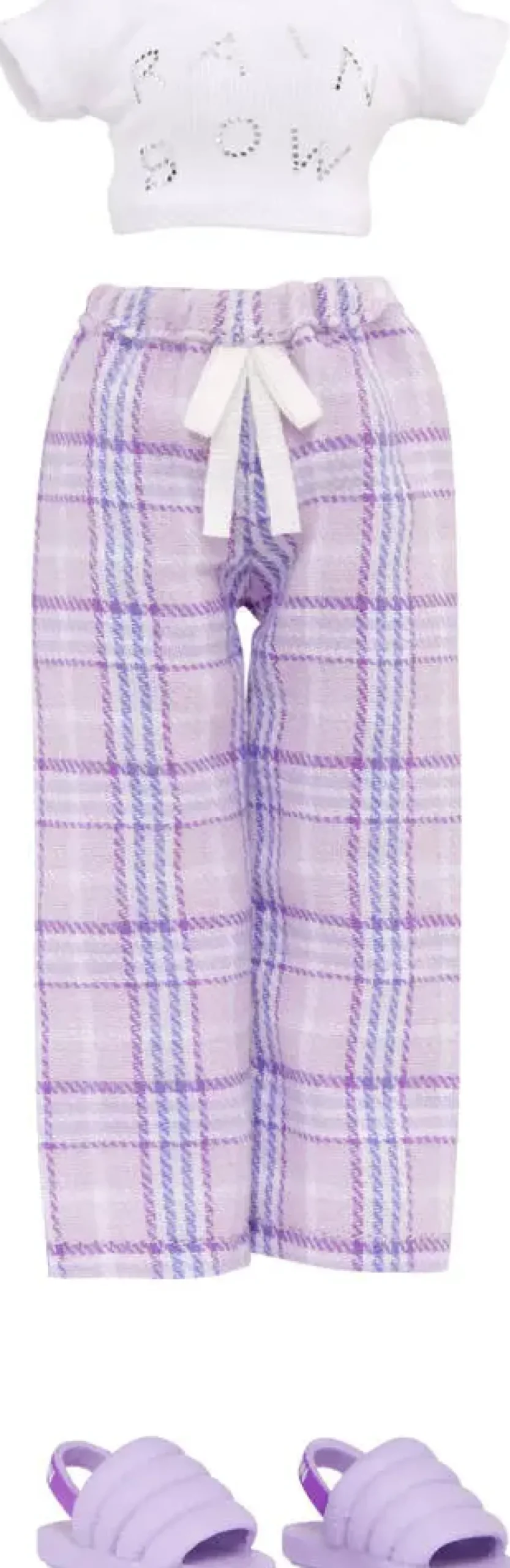 JUNIOR HIGH - POUPEE MANNEQUIN 22CM - VIOLET PYJAMA PARTY