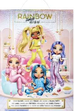 JUNIOR HIGH - POUPEE MANNEQUIN 22CM - VIOLET PYJAMA PARTY
