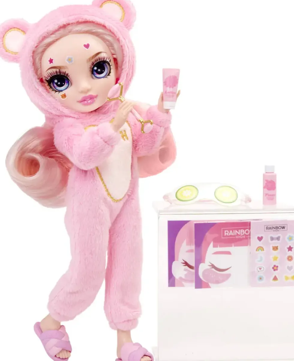 JUNIOR HIGH PYJAMA PARTY - POUPEE MANNEQUIN 22 CM - BELLA ROSE ET ACCESSOIRES