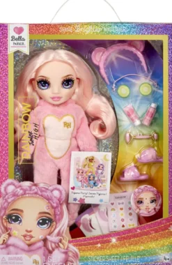 JUNIOR HIGH PYJAMA PARTY - POUPEE MANNEQUIN 22 CM - BELLA ROSE ET ACCESSOIRES