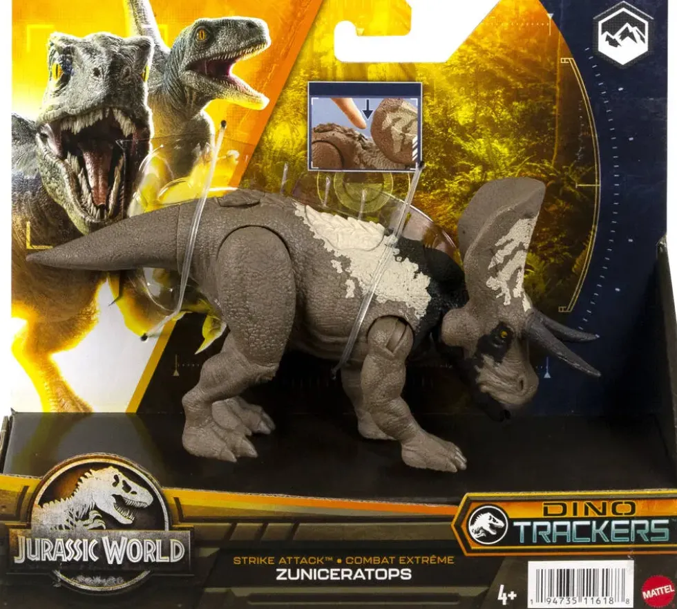 JURASSIC WORLD - DINOSAURE ATTAQUE SURPRISE - FIGURINE DINOS