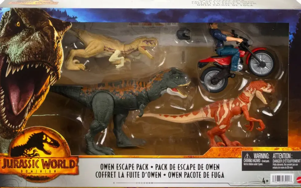 JURASSIC WORLD LE MONDE D'APRES - COFFRET LA FUITE D'OWEN
