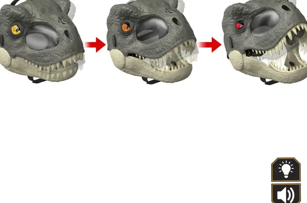 JURASSIC WORLD - MASQUE T-REX DELUXE