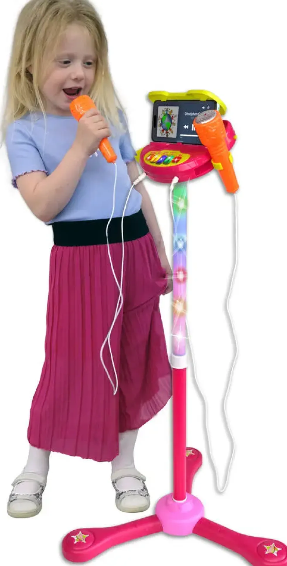 KARAOKE SUR PIED AVEC 2 MICROS