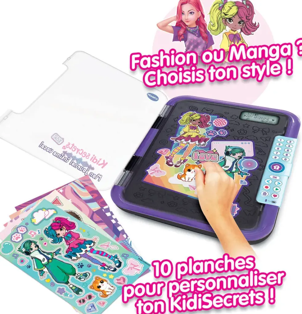 KIDISECRETS 365 - MON JOURNAL INTIME VOCAL NOIR