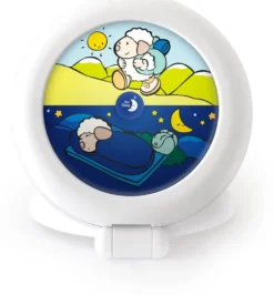 KID'SLEEP GLOBETROTTER - REVEIL EDUCATIF NOMADE LUMINEUX - BLANC
