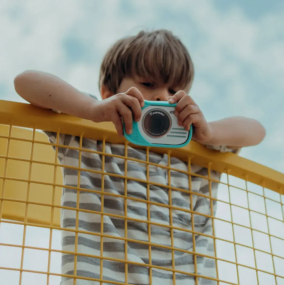 KIDYCAM - APPAREIL PHOTO ETANCHE 8MP AVEC 16GB MEMOIRE - TURQUOISE