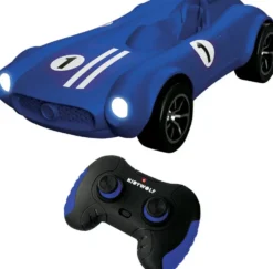 KIDYCAR - VOITURE TELECOMMANDEE BLEUE PERSONNALISABLE AVEC PHARES