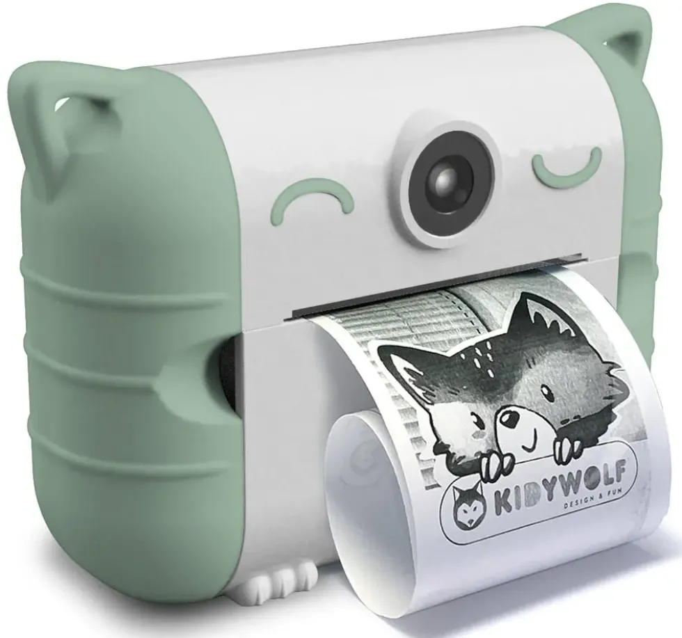 KIDYPRINT - APPAREIL PHOTO AVEC IMPRESSION THERMIQUE IMMEDIATE VERT