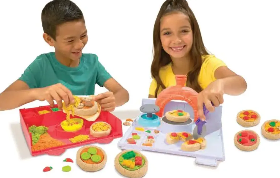 KINETIC SAND -ATELIER PIZZA MAGIQUE 453 G