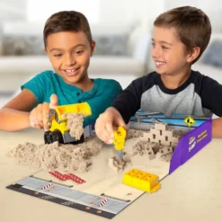 KINETIC SAND - COFFRET CHANTIER CREUSER ET DEMOLIR 454 G