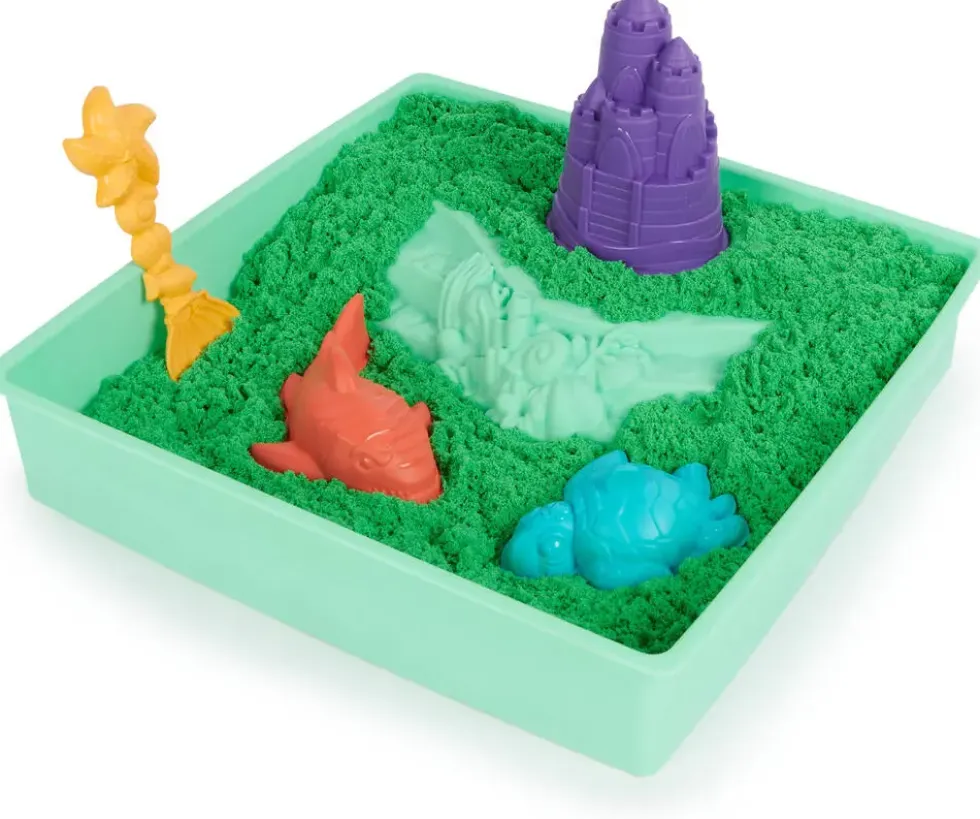 KINETIC SAND - COFFRET CHATEAU-BAC A SABLE 454 G