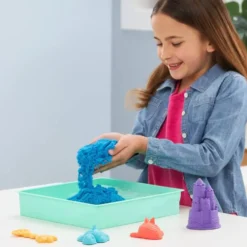 KINETIC SAND - COFFRET CHATEAU-BAC A SABLE 454 G