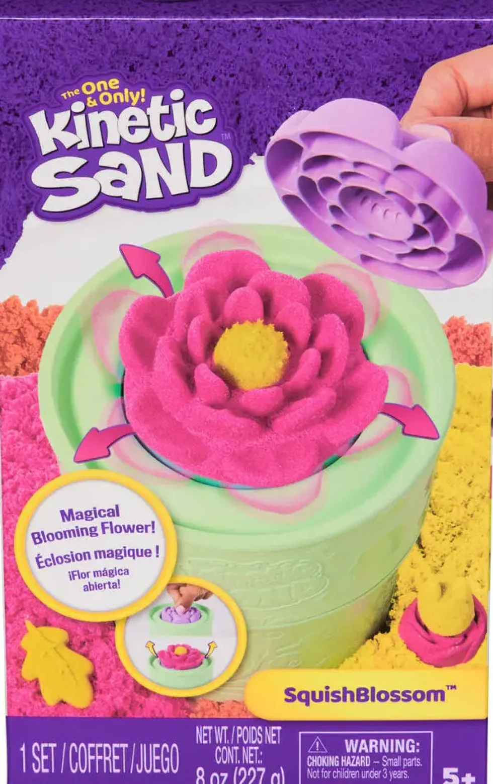 KINETIC SAND - LA FLEUR MAGIQUE SQUISHBLOSSOM 227 G