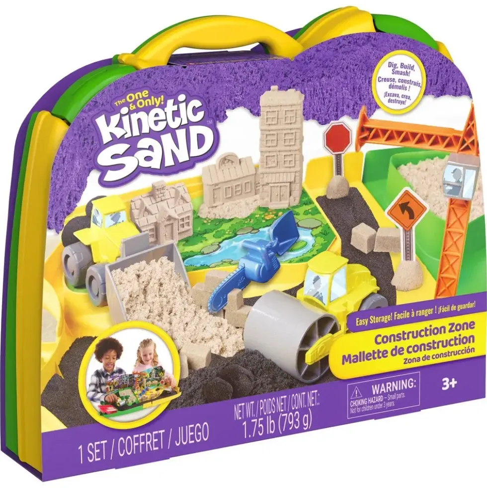 KINETIC SAND -MALLETTE DE CONSTRUCTION 793 G