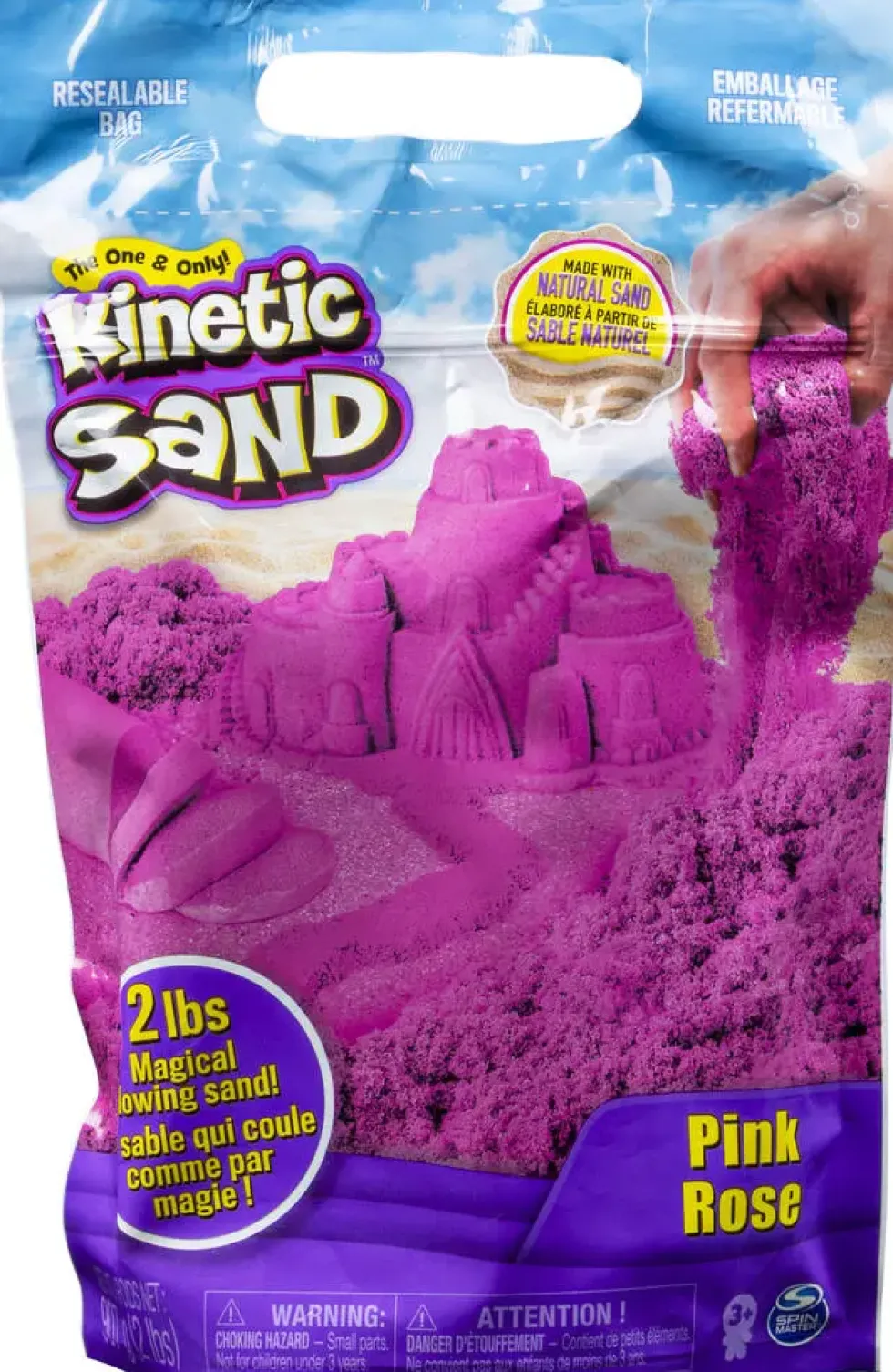 KINETIC SAND RECHARGE SABLE ROSE 907 G