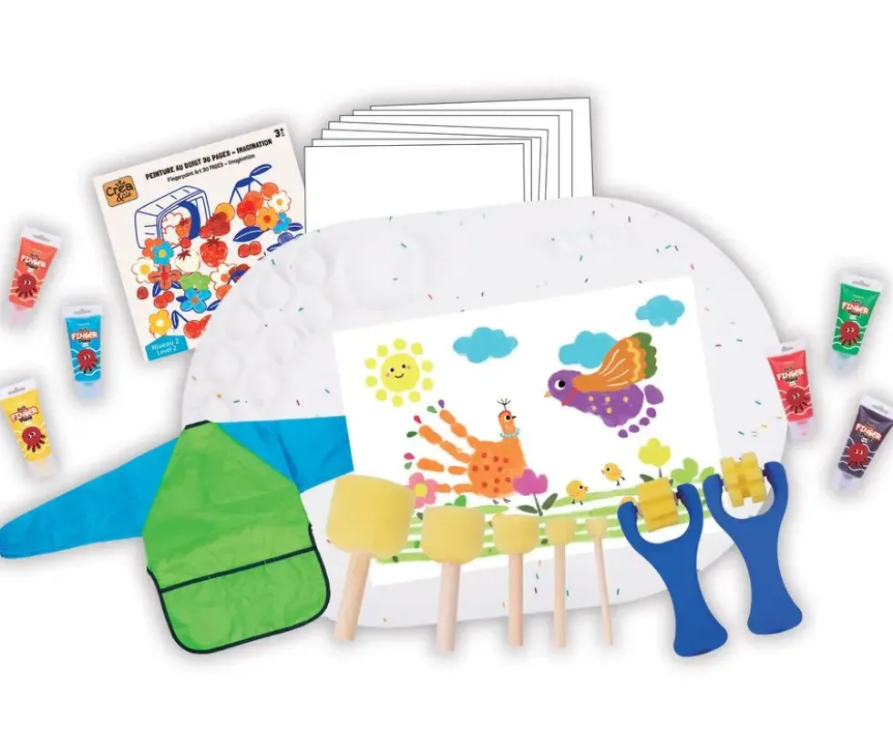 KIT ATELIER PEINTURE AUX DOIGTS
