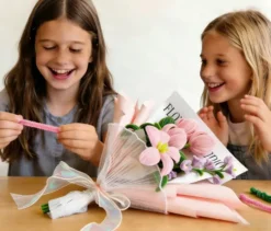 KIT BOUQUET TORSADE - TULIPES ET LYS