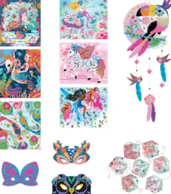 KIT CREATIF - COFFRET MULTI-ACTIVITES 11 DECOS GIRLY